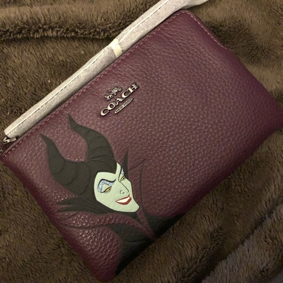 Coach Bags Nwt Coach Disney Maleficent Wristlet Poshmark